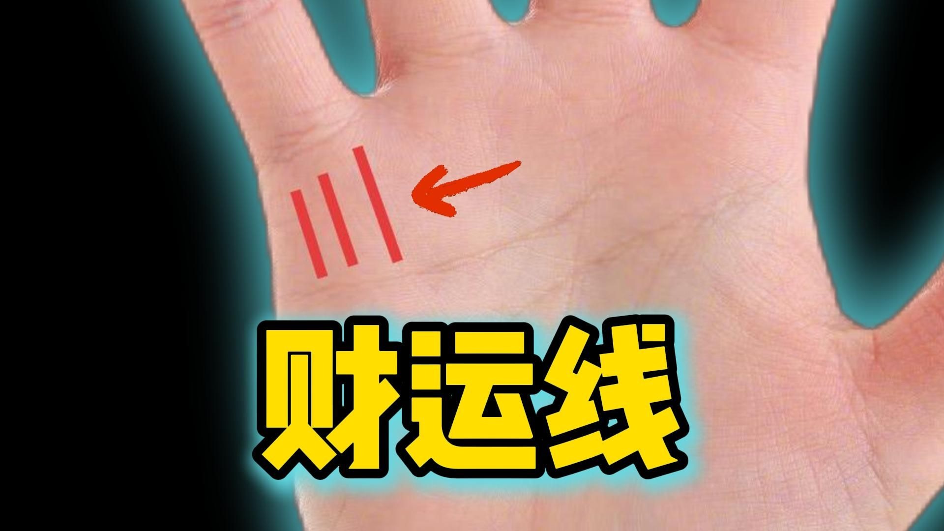 财运线!财富的秘密就在其中?