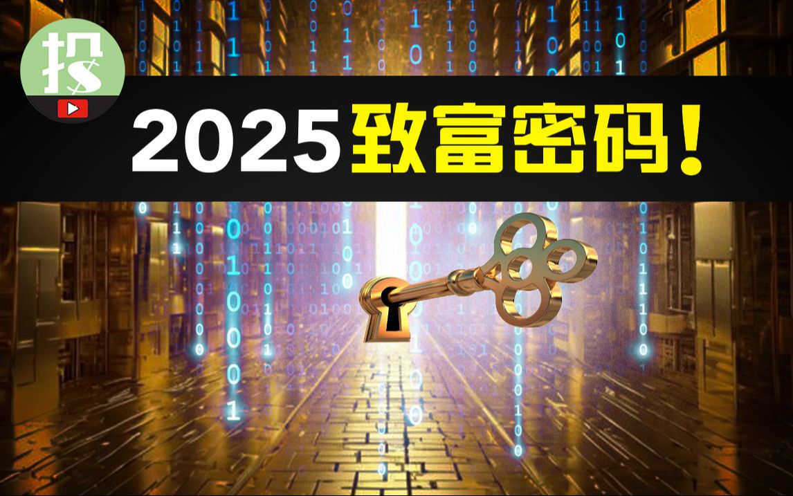 2025美股全年展望 下 | 2025必投股票!普通人唯一的致富机会?你该如何把握?哔哩哔哩bilibili