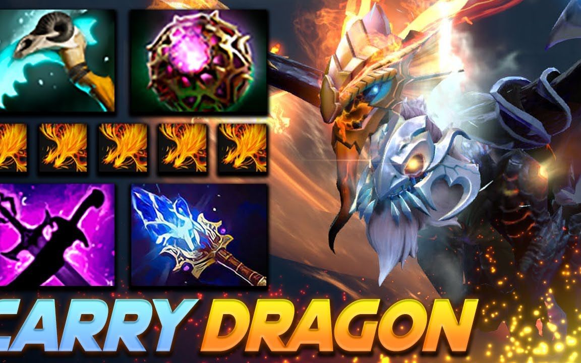 33 dota2】双头龙杰奇诺教学!carry!