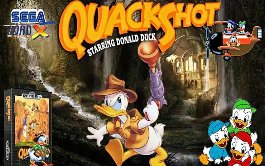 [图]世嘉MD 唐老鸭历险记通关流程 Quack Shot Starring Donald Duck