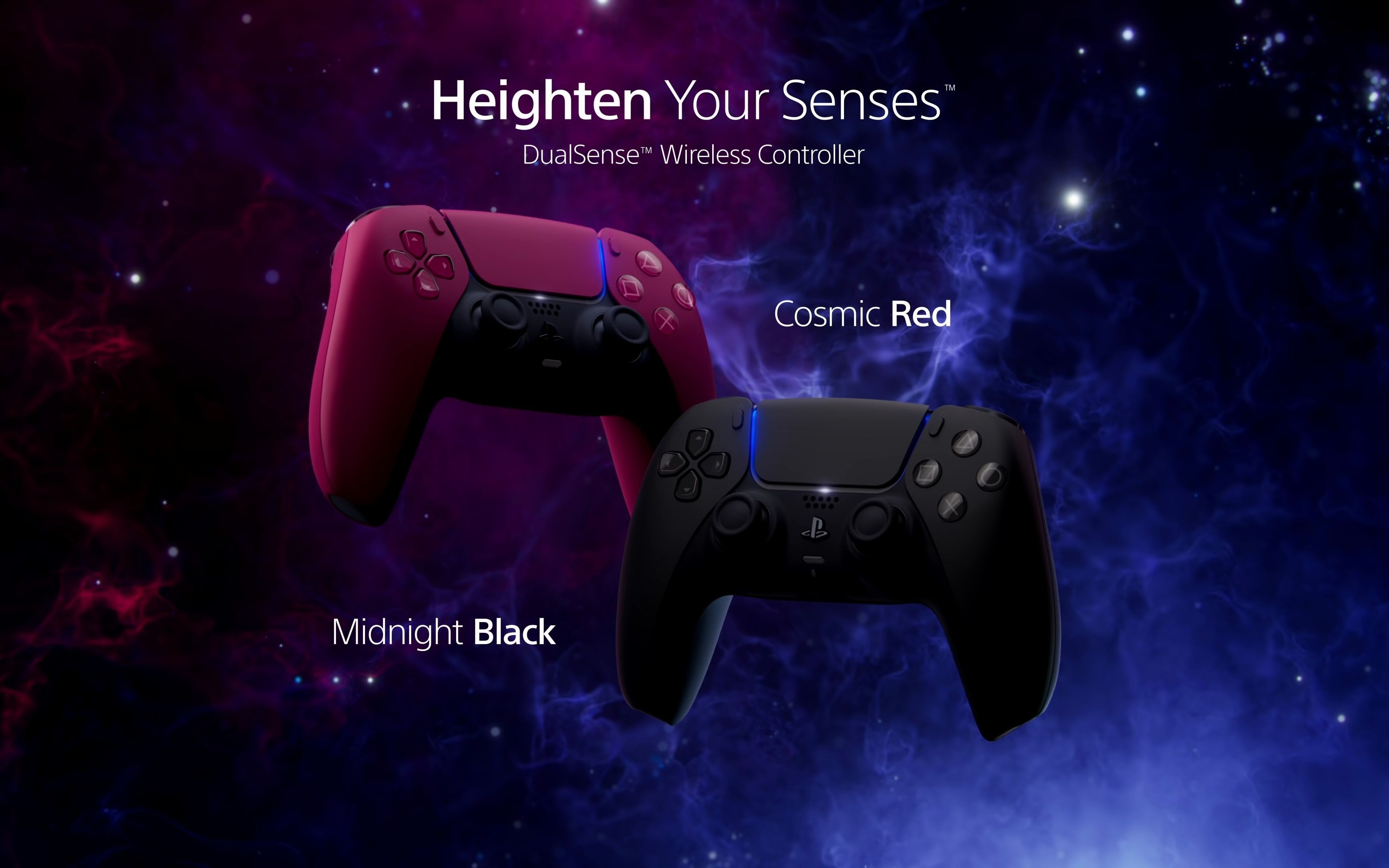 ps5dualsense手柄新配色午夜黑与星尘红宣传片