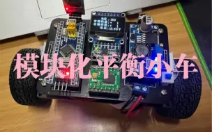 Download Video: stm32平衡小车，模块化版