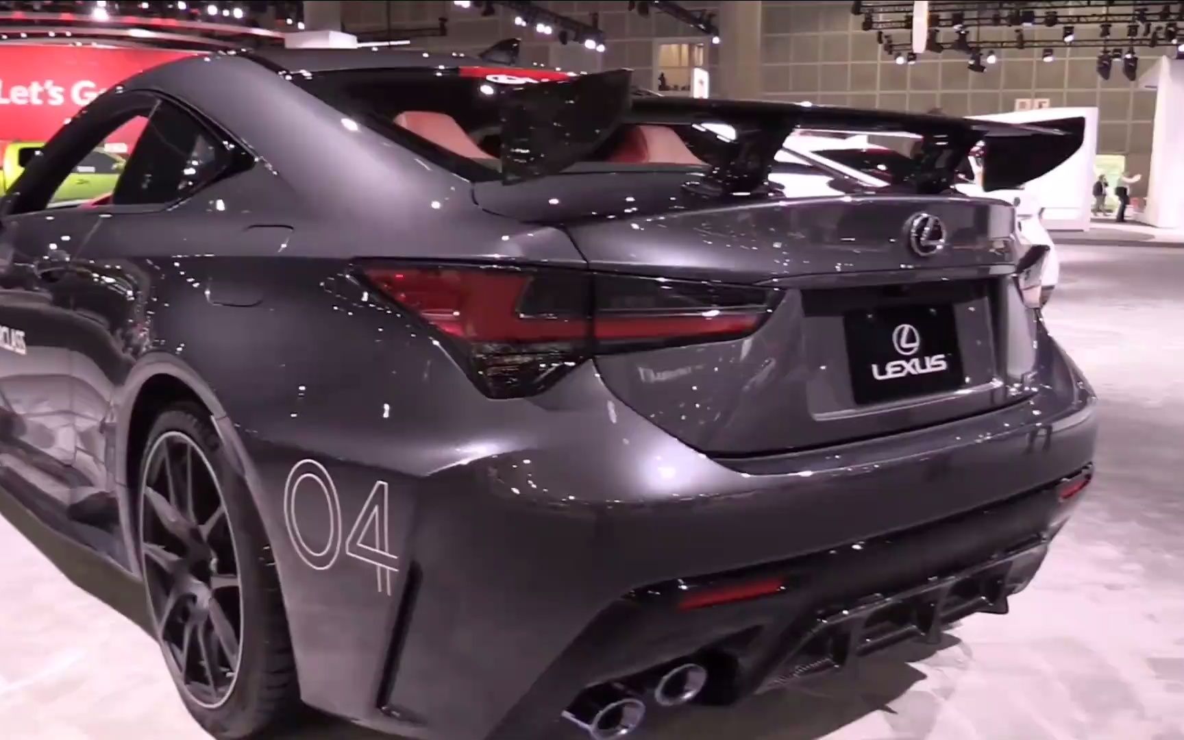 85. 2022款雷克萨斯rc f亮相车展,减重塑形,颜值巅峰之作