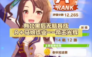 Tải video: 【赛马娘】有北黑后无脑育成A＋马娘作业--帝王光辉