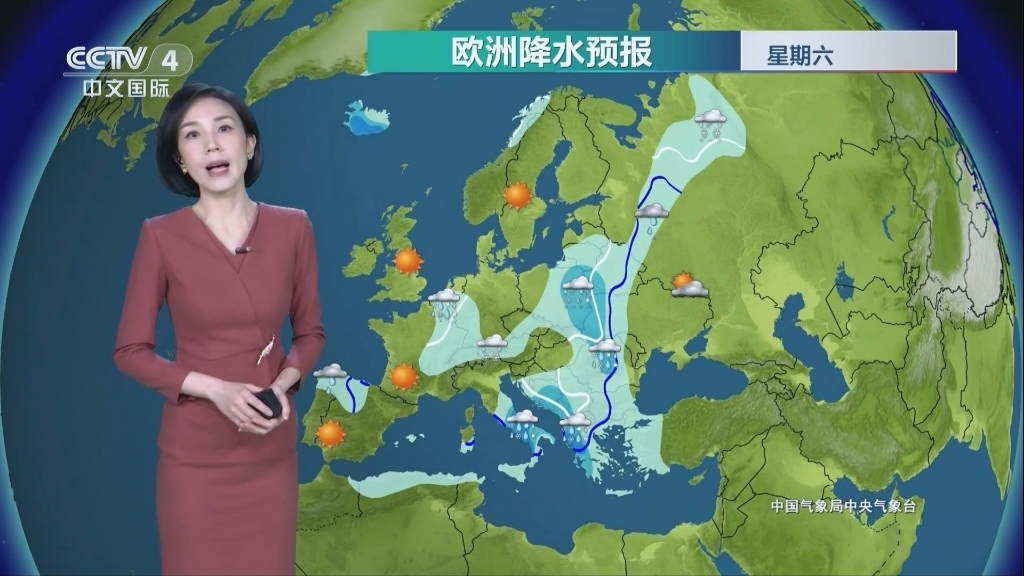 cctv4中文国际孙凡迪天气预报