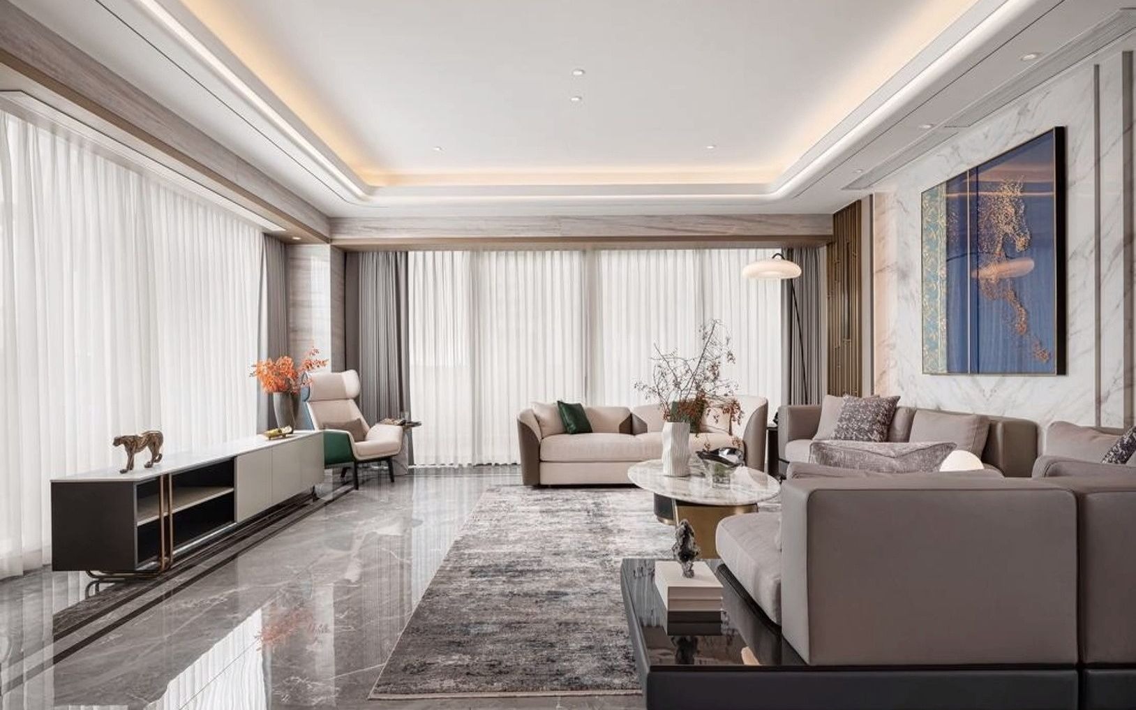 小户型软装设计效果图 #其他住宅空间案例 现代住宅 #知末网