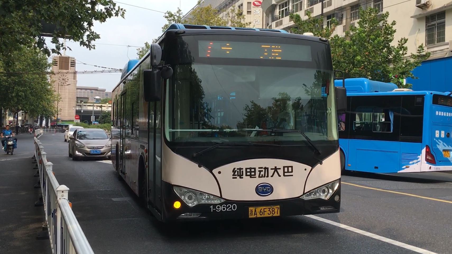 【杭州公交】byd k9a 7路 1-9620