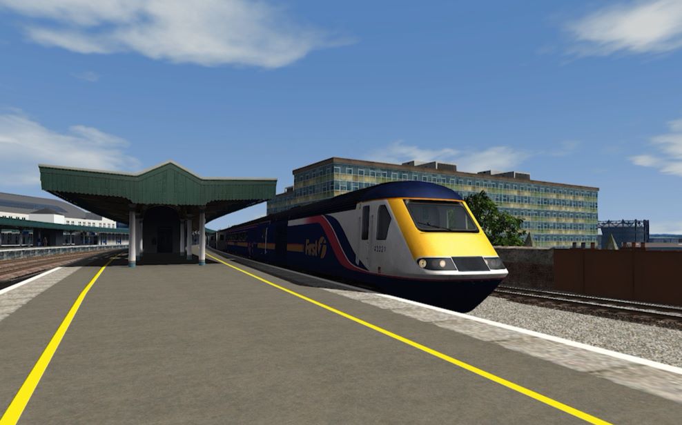 模拟火车2018前面展望大西部铁路干线伦敦布里斯托尔6倍速