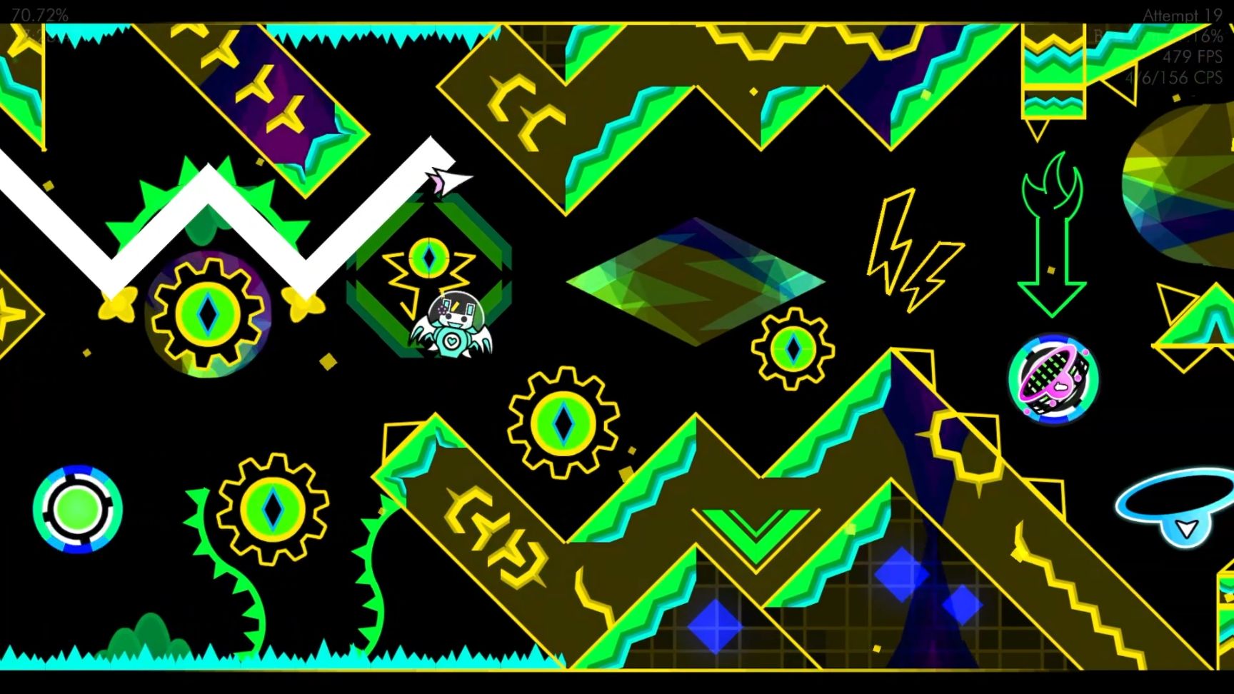 【几何冲刺】Worse Trip 100%（extreme demon）