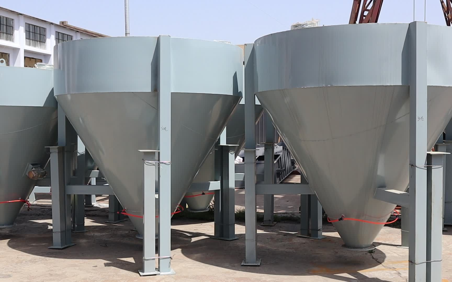 多种规格干粉砂浆料仓 卧式成品仓