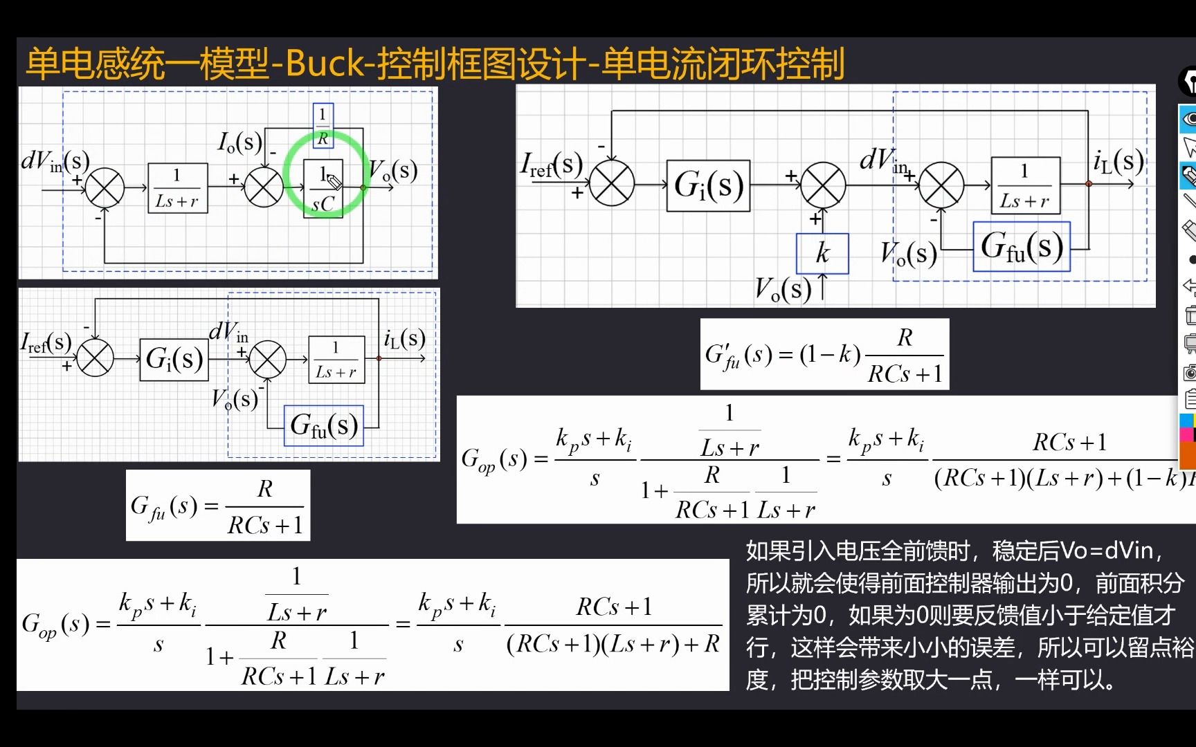 【28】buck变换器单电流环控制+仿真验证哔哩哔哩bilibili