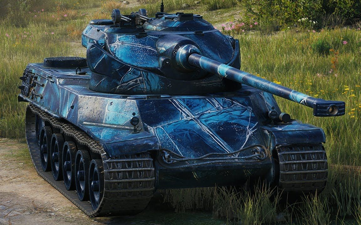 wot坦克世界 amx 50 100 一局击毁8辆战车