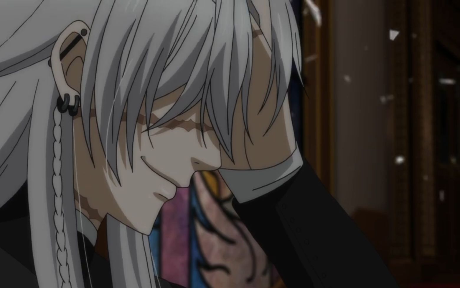 黑执事豪华游轮 葬仪屋出场满分 战斗值爆表【黑执事】放下刘海是怪