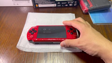 Psp 红黑限定版中古美品开箱 哔哩哔哩