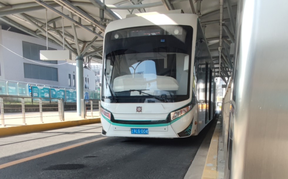 上海临港中运量1号线大站快车 鸿音广场-滴水湖 pov