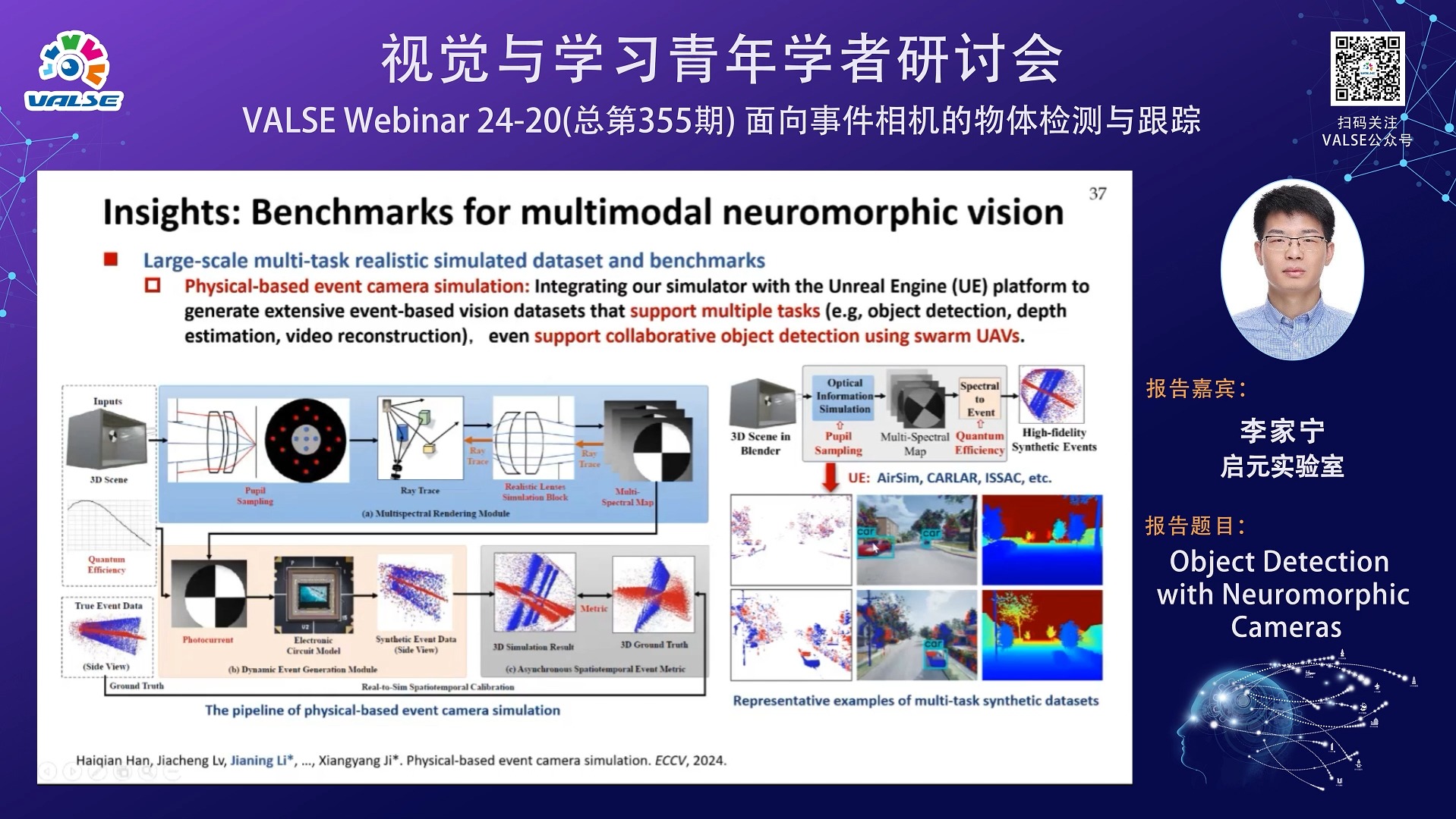 20240717【面向事件相机的物体检测与跟踪】李家宁:Object Detection with Neuromorphic Cameras哔哩哔哩bilibili