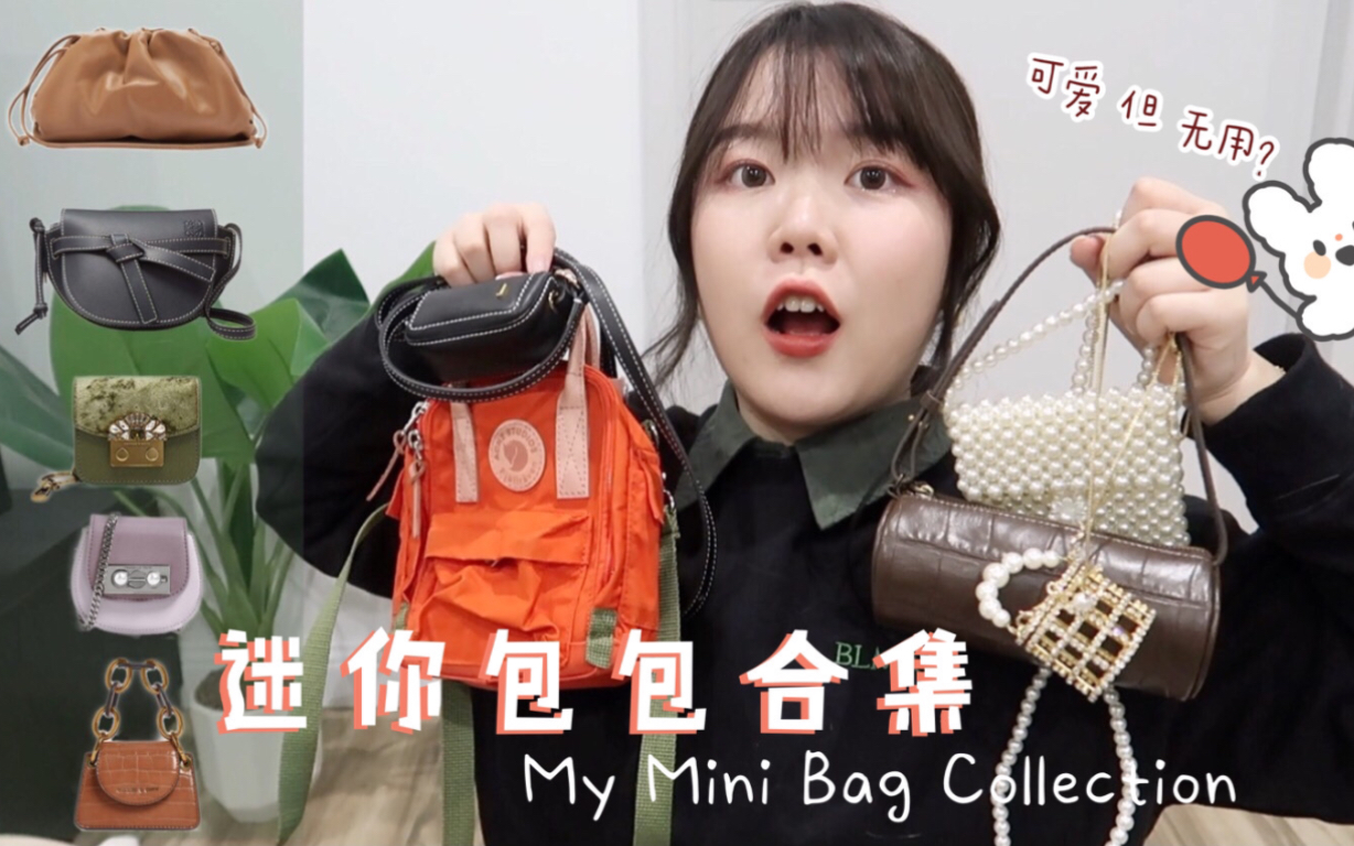 「分享」我的迷你包包合集|My Mini Bag Collection|那些年入手的可爱但'无用'小包包们!|Jacquemus, Loewe, BV, Acn哔哩哔哩bilibili