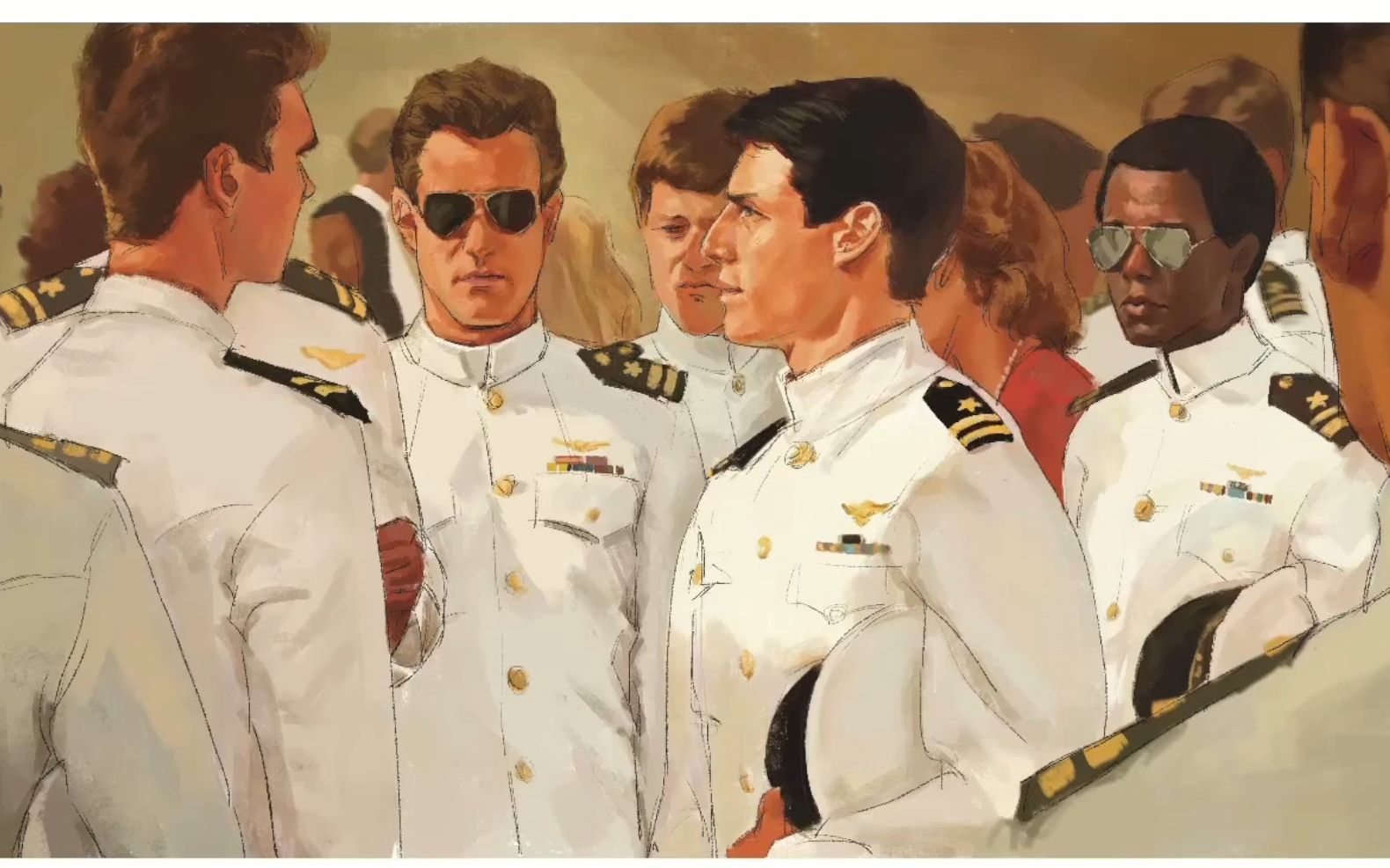 【procreate】壮志凌云剧照板绘|top gun|tom cruise