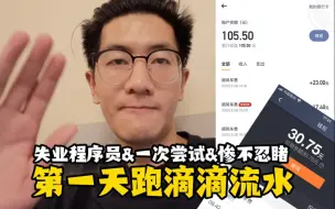 Download Video: 失业程序员跑滴滴第一天出车挣了多少钱？惨不忍睹...