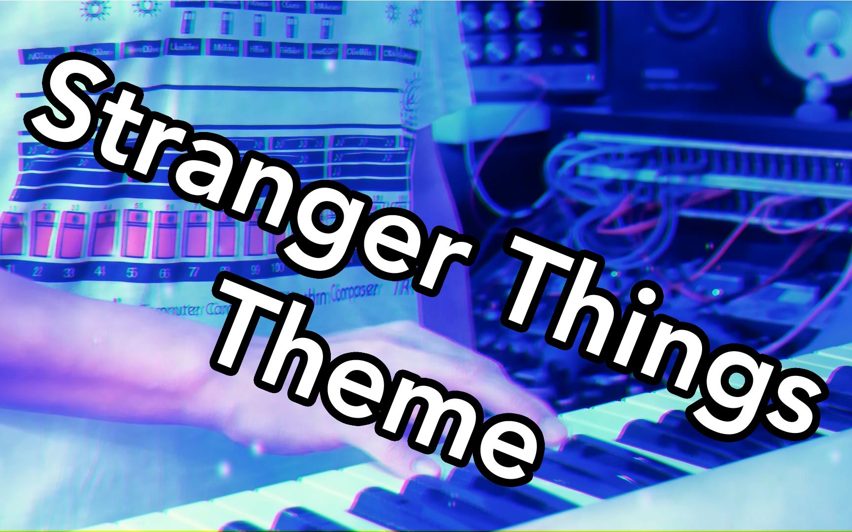 [图]怪奇物语 Stranger Things 主题曲翻弹 100% Ableton Live 合成器制作