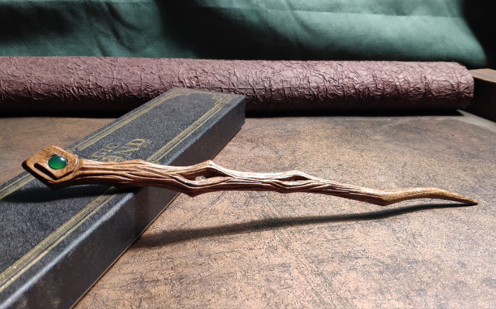 手工魔杖,做一根木枝魔杖,大自然的气息!_哔哩哔哩_bilibili