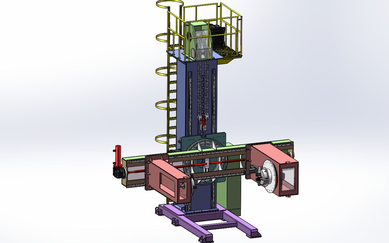 4米重载焊接翻转机设计,1吨重如何高精度翻转,设计特别巧妙_哔哩哔哩