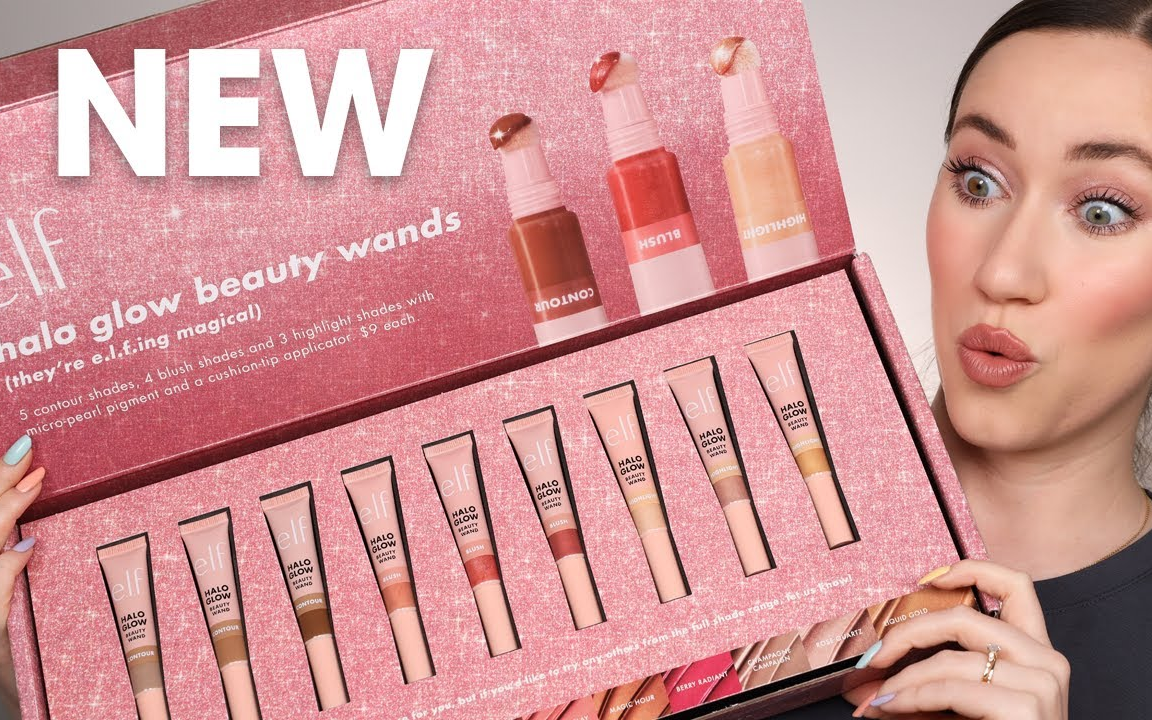 【allie glines】new e.l.f. halo glow beauty wands!