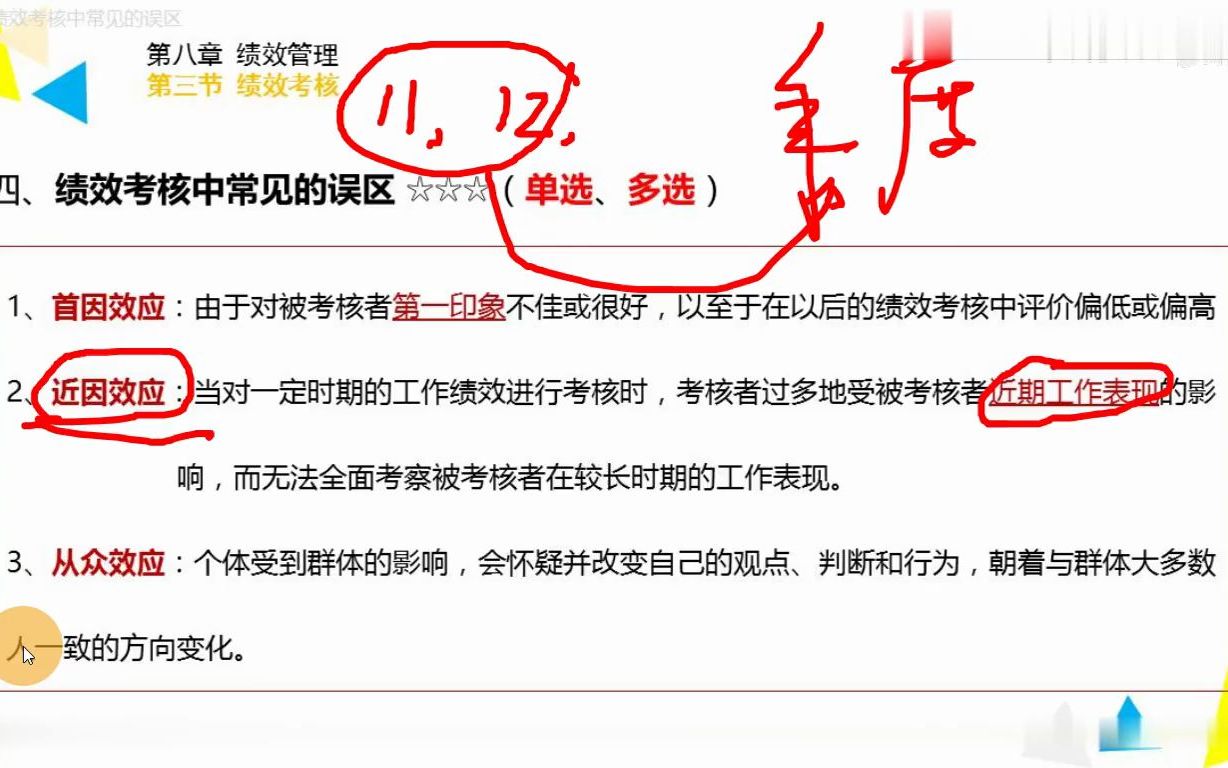 [图]自考 202210 考期 00147 人力资源管理（一）精讲8