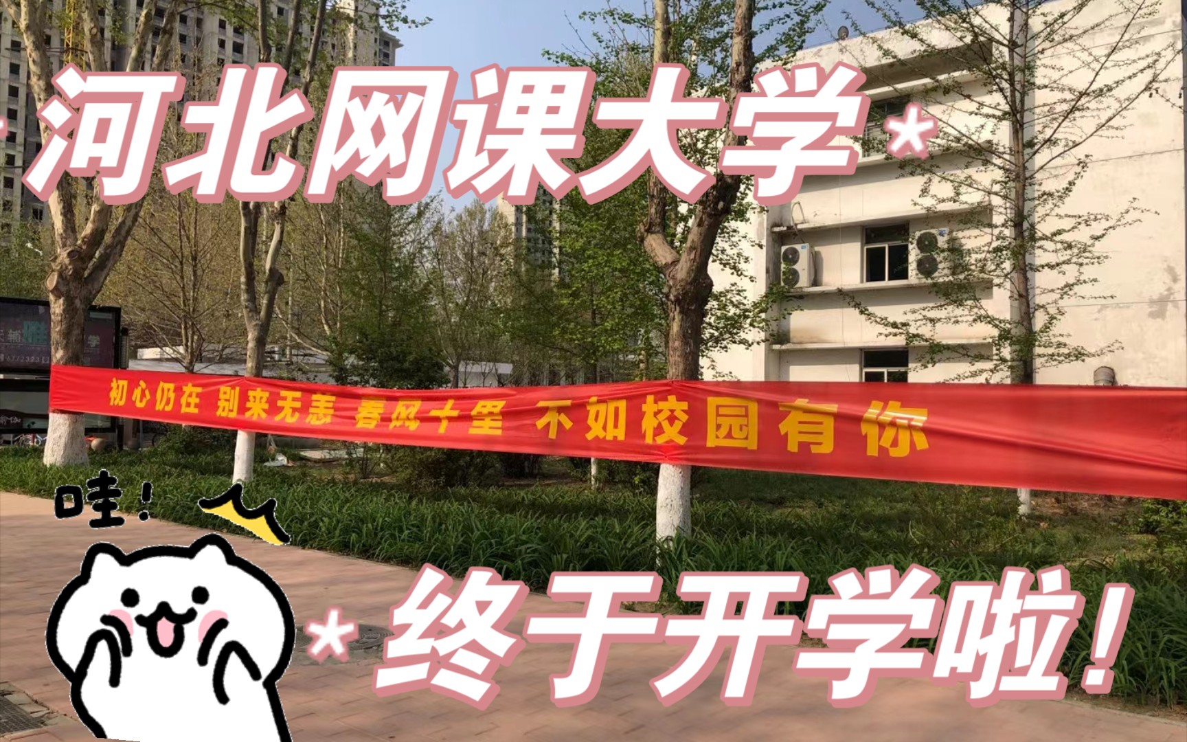 【逗逗的开学日记】河北网课大学终于开学啦?!!哔哩哔哩bilibili