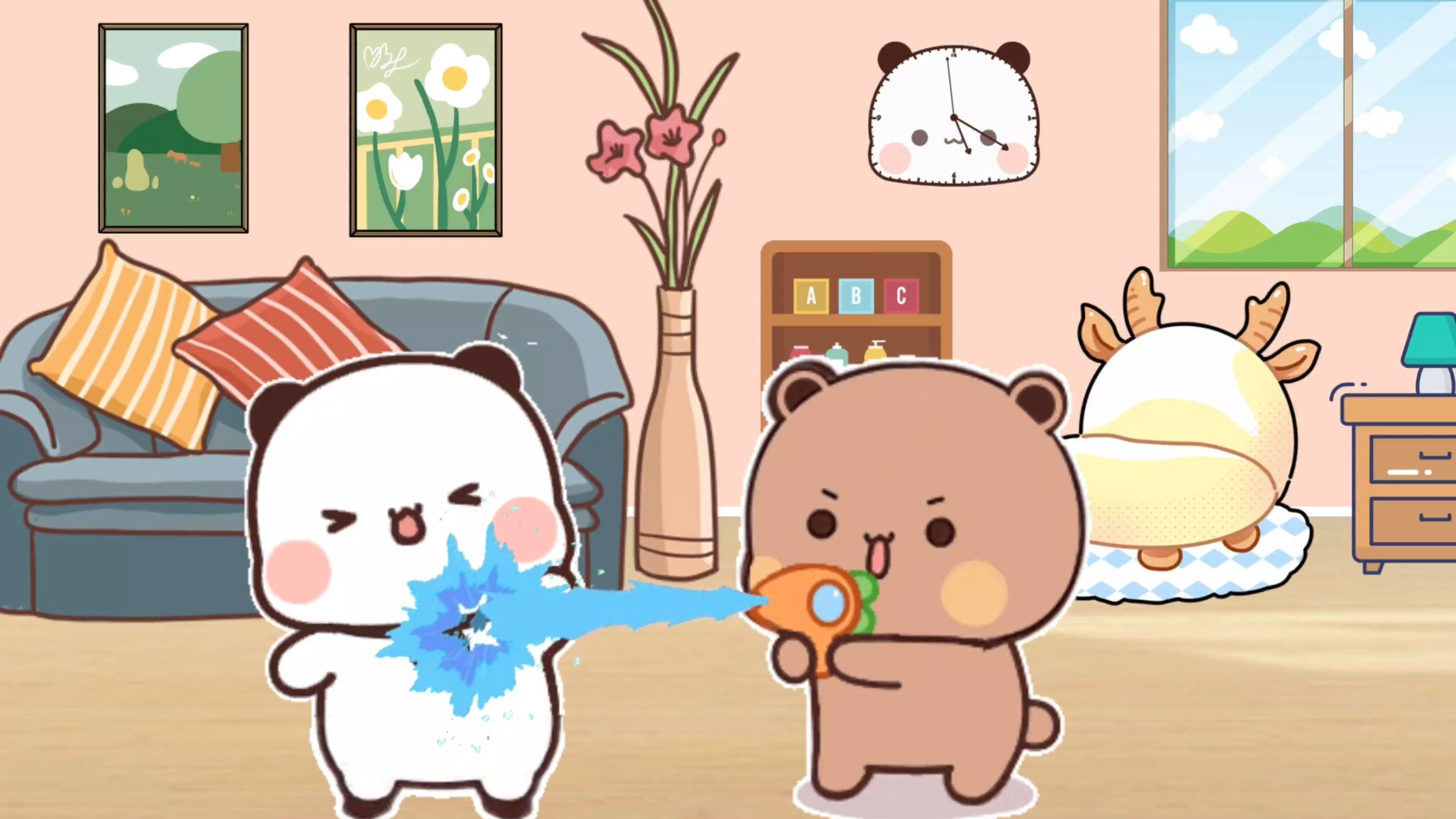 这次的布布终于学聪明了.一二布布