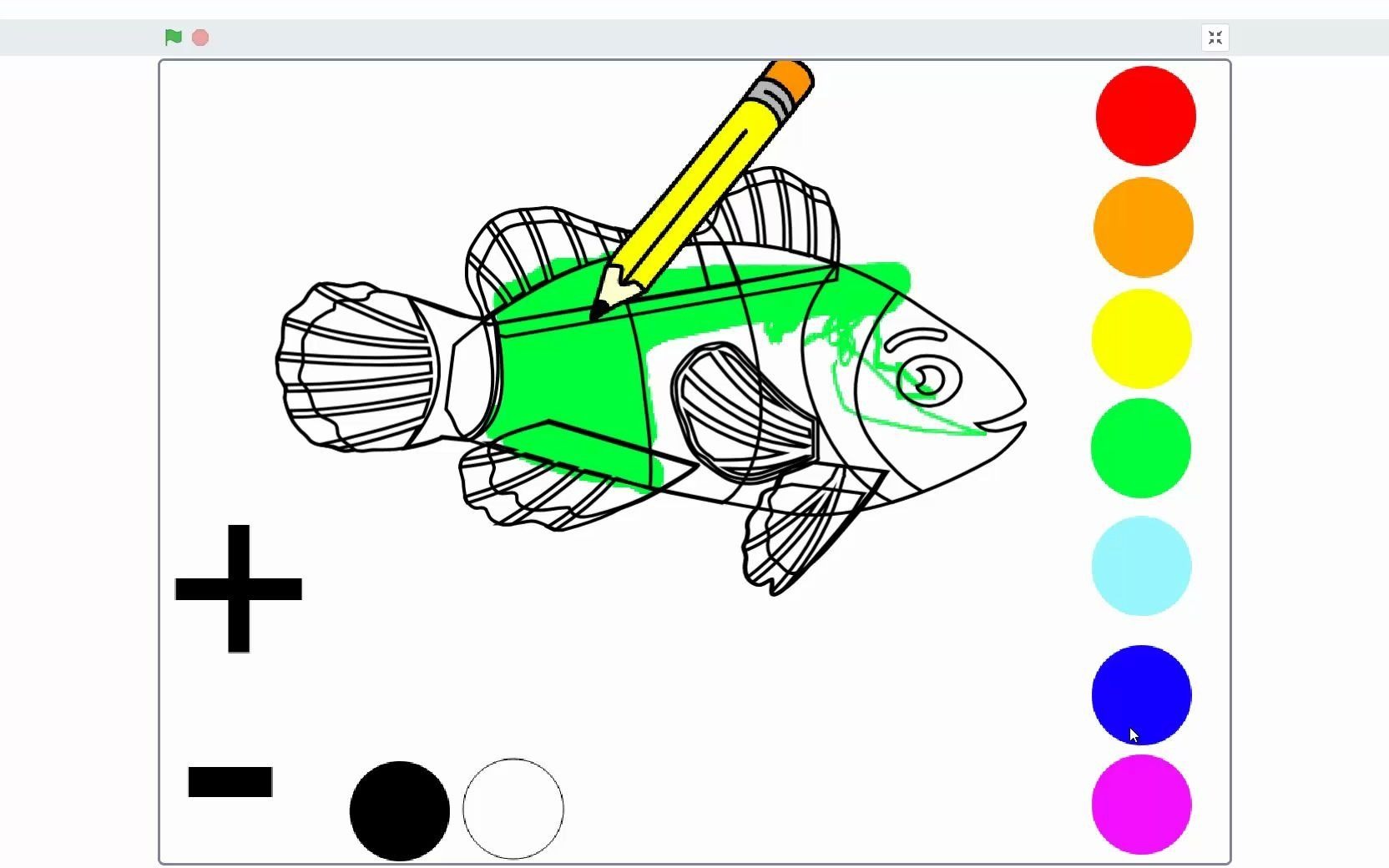 scratch少儿趣味编程100例实例实例88趣味填图_哔哩哔哩_bilibili