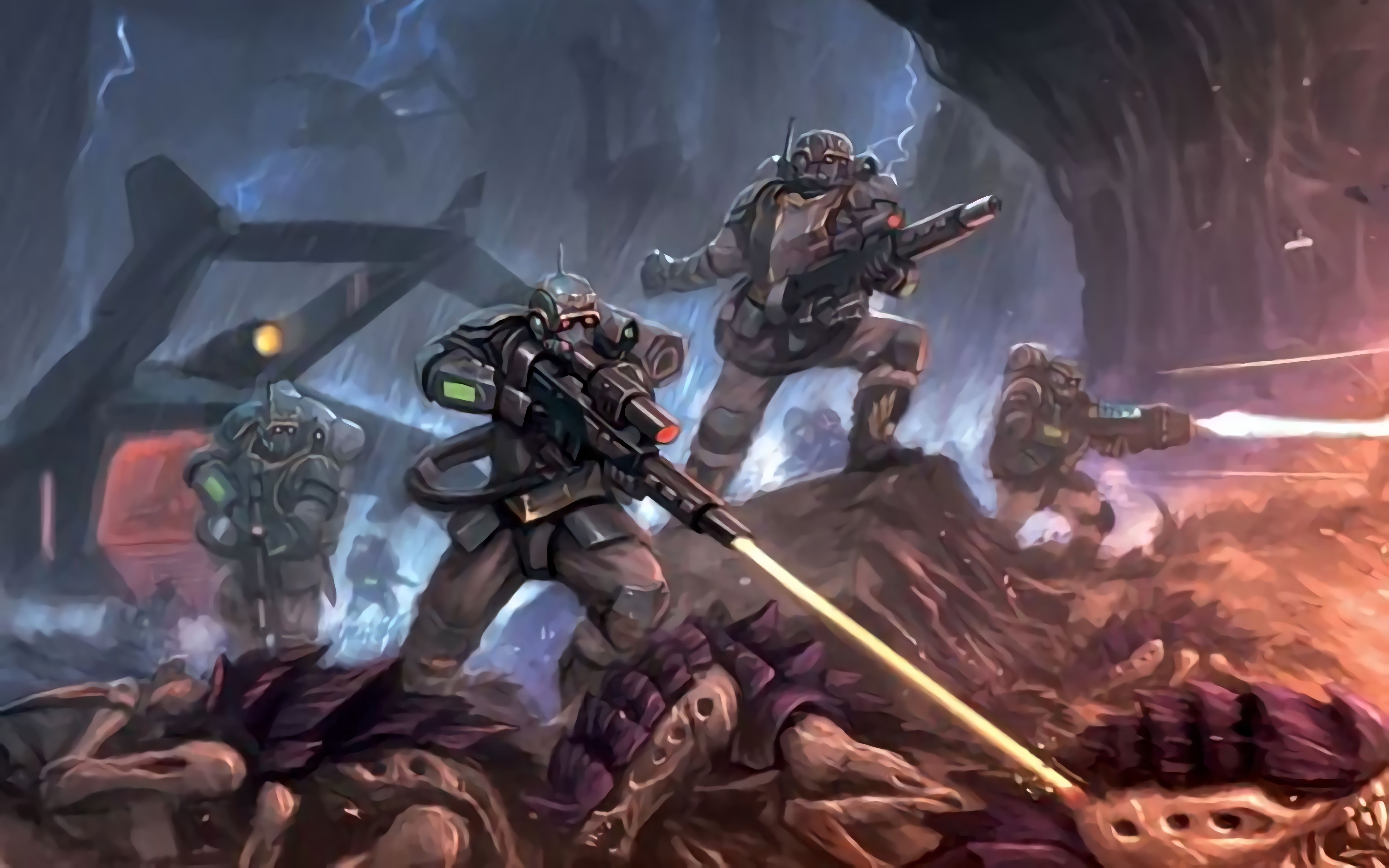 战锤40k地狱枪 永远滴神!