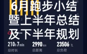 下载视频: 24年6月暨上半年跑步小结，及下半年规划