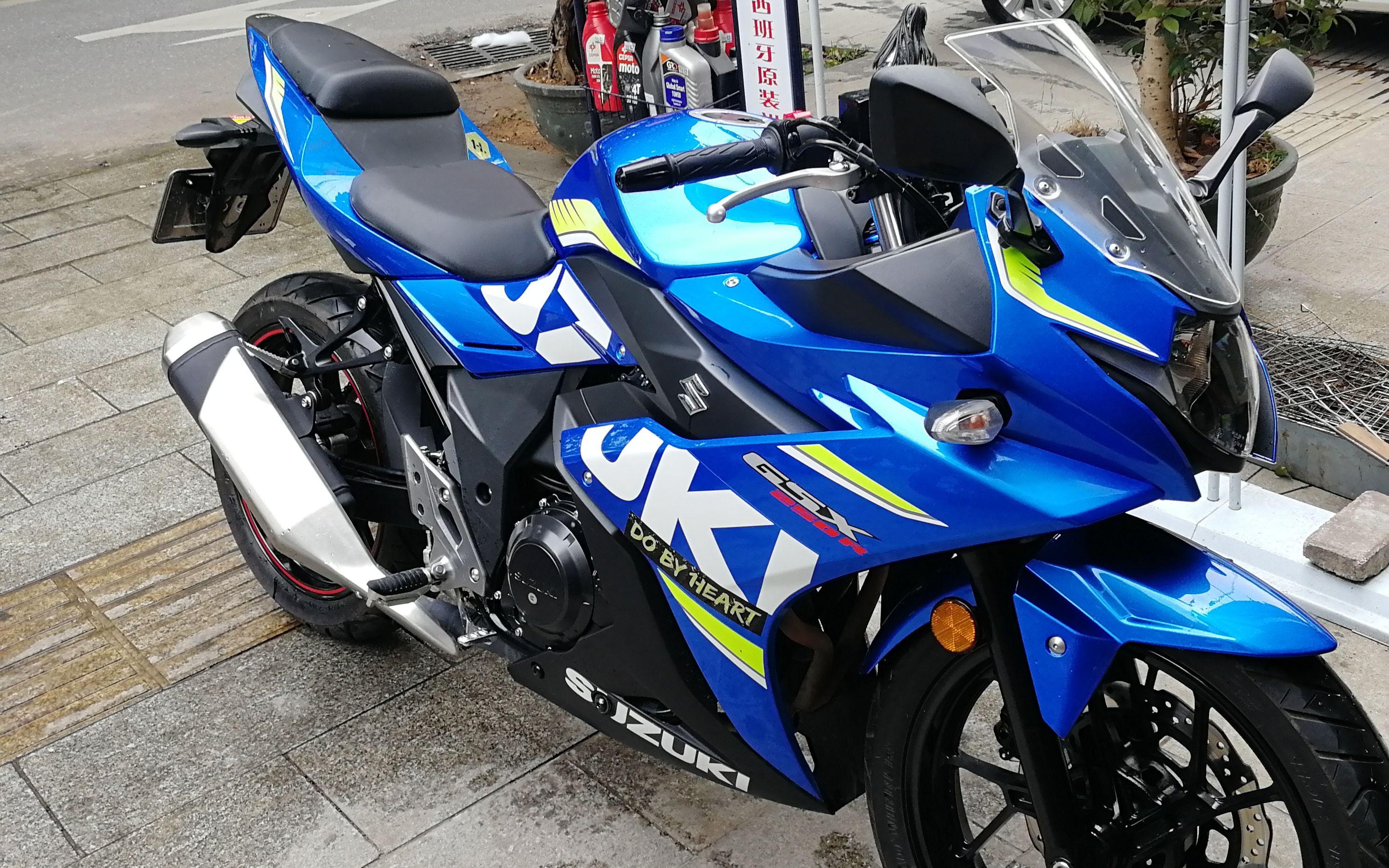 闲鱼30捡漏运动相机测试-铃木gsx250