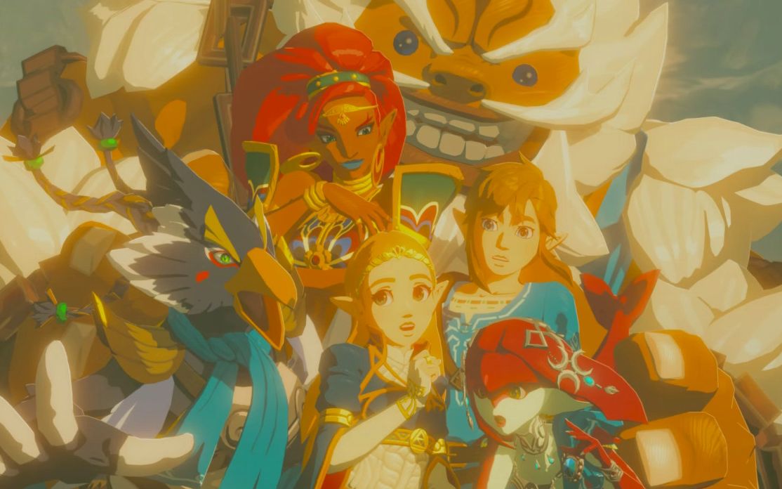 塞尔达传说旷野之息英杰们的大合照