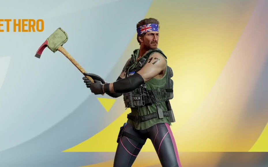 彩虹六号mozzie皮裤mvp动画