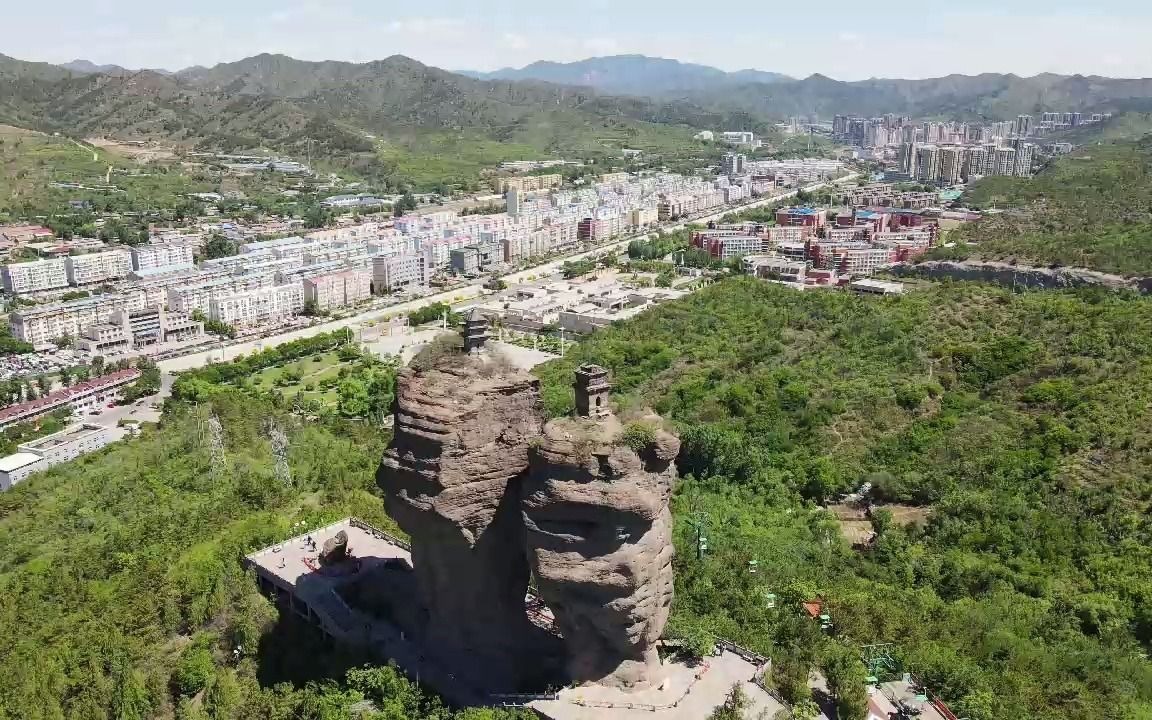 承德双塔山 1300多年前契丹人在双塔山顶建造了两座神秘古塔哔哩哔哩bilibili