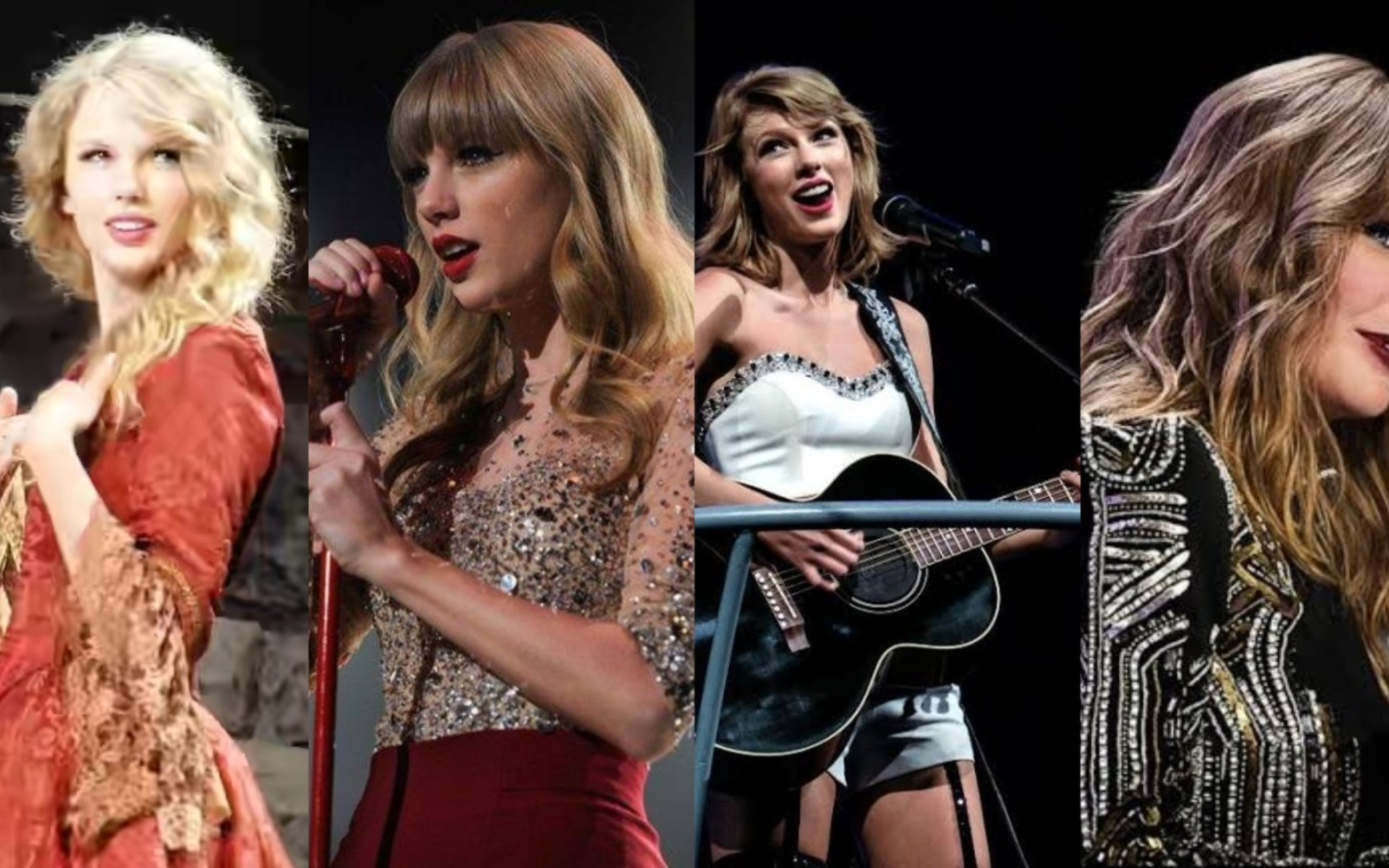 【美国甜心】用几支mv来回顾泰勒斯出道十六年来的蜕变历程