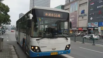 [临港公交]该车已报废 浦东56路W0B-006进站