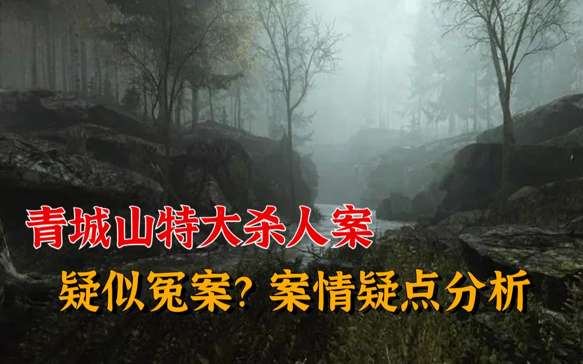 中国奇案纪实,青城山特大凶杀案背后的疑点?