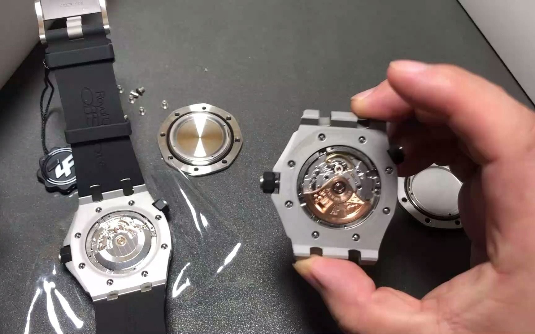 zf厂爱彼皇家橡树15703值3000吗拆开机芯那一刻瞬间明白了