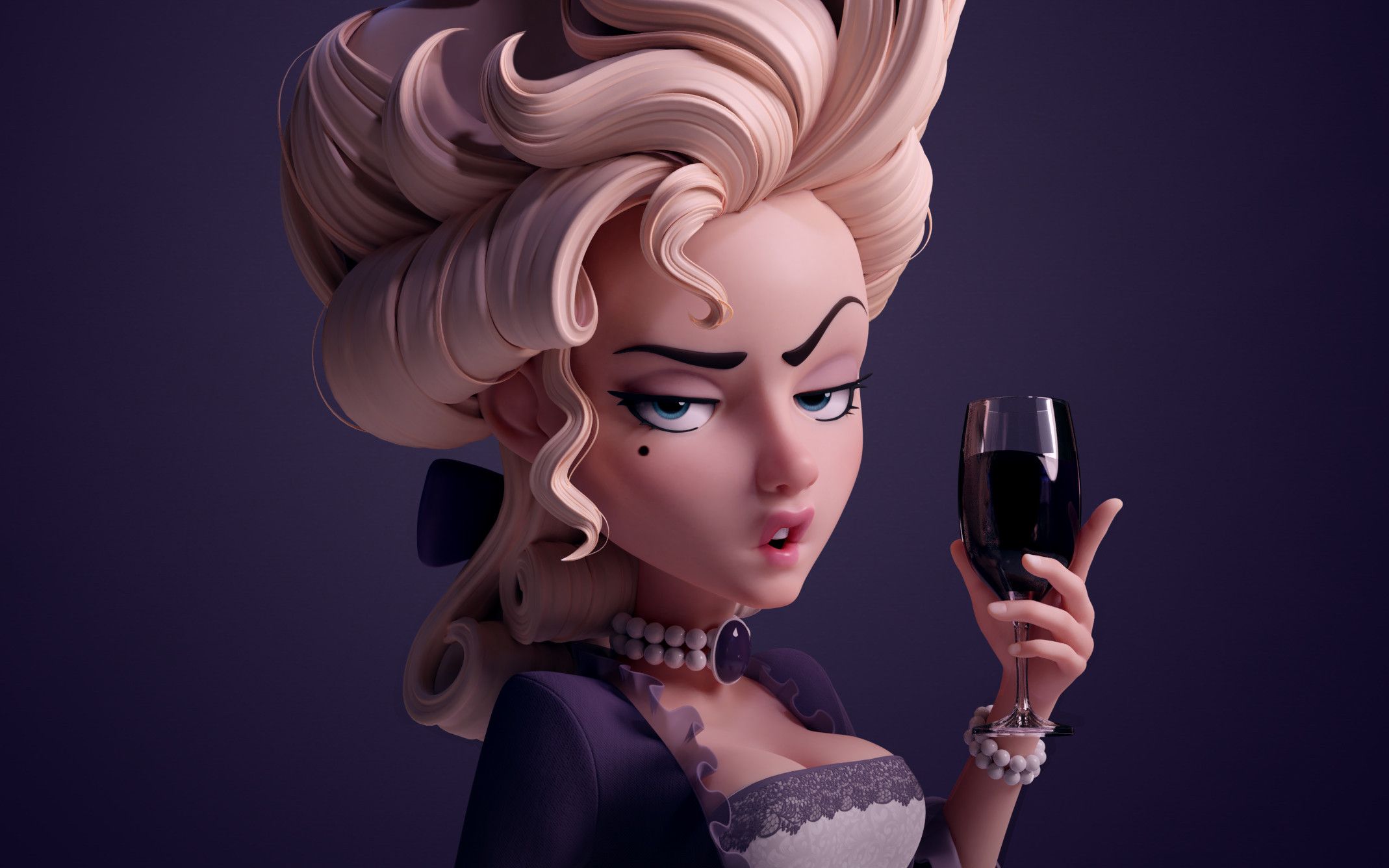 迪士尼角色 3d雕刻流程