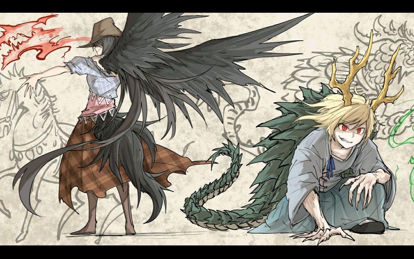 【初月】东方鬼形兽extra初通(个人纪念向)