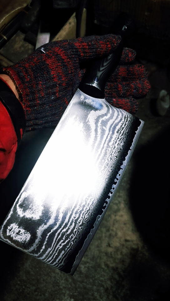 大马士革夹cpm-s90v粉末钢