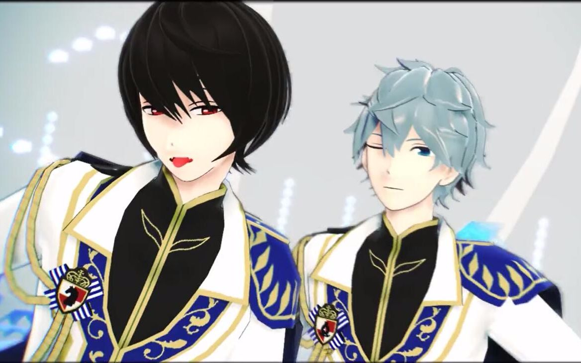 【mmd偶像梦幻祭】 glide 【王骑凛月&泉】