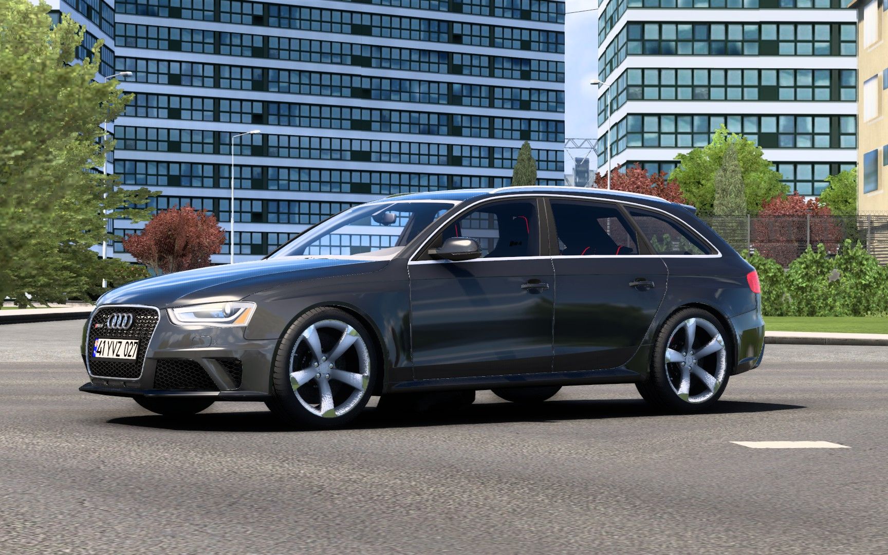 欧卡2 奥迪rs4 avant 2013/audi rs4 avant v1.0 ets2_欧洲卡车模拟2