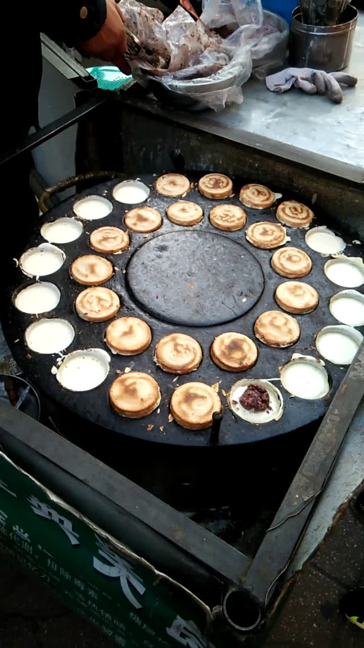 街头美食--红豆饼