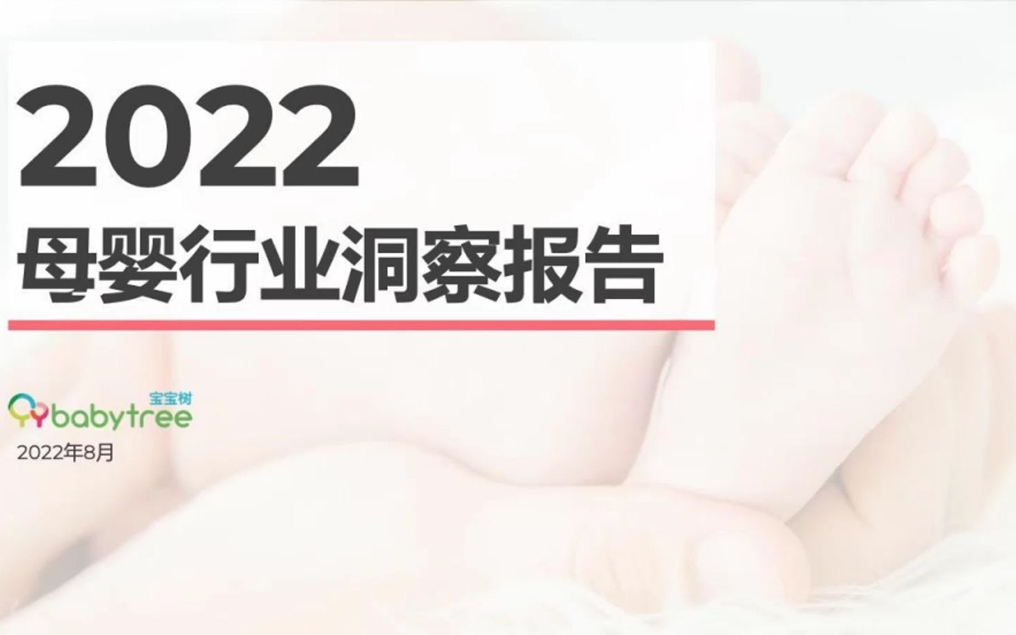 [图]宝宝树2022母婴行业洞察研究分析报告[完整文档访问：www.hywdb.com,编号【29096A】]