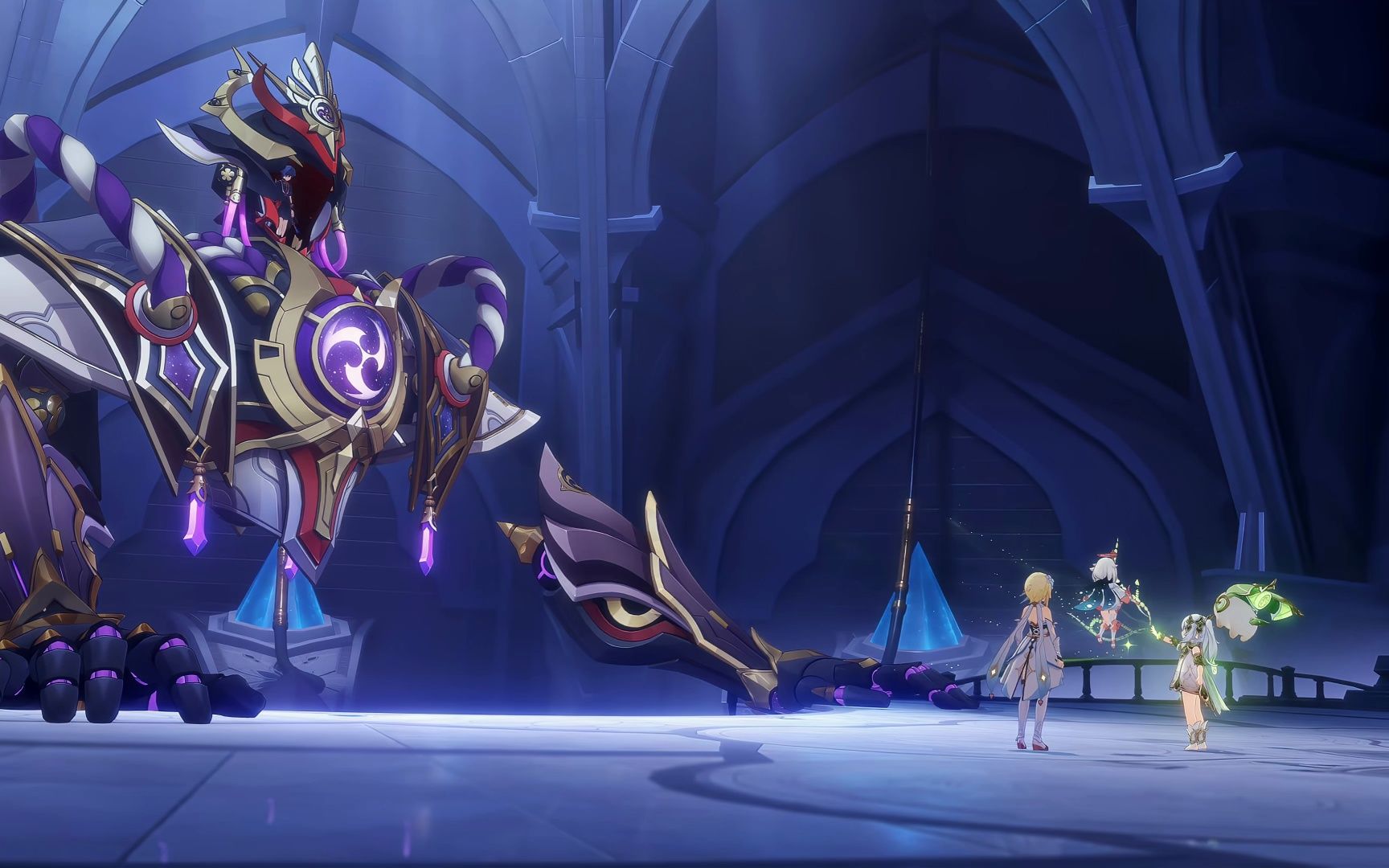 《原神》cg动画——「神明」散兵,原神无水印4k视频素材,此系列持续