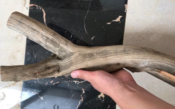 崖柏陈化树杈弹弓,风化老料,手工打磨制作,童年怀旧弹弓